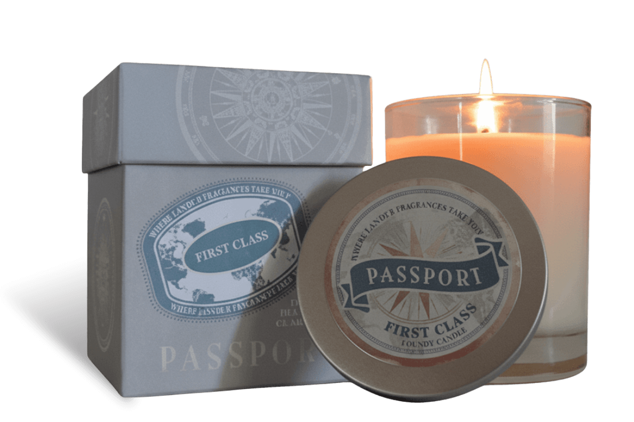 Destination Glass Candle